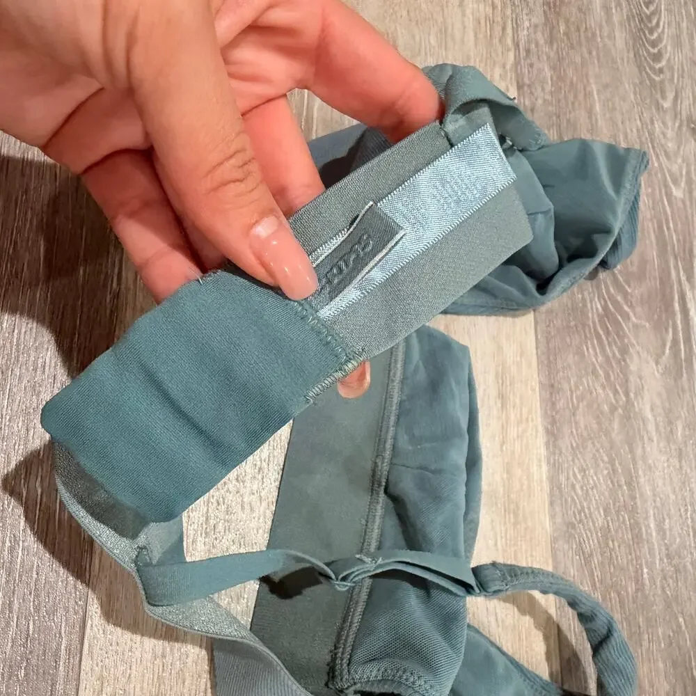 Skims Blue Bralette Size Large
